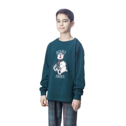 Teen's Boy Cotton Pyjamas LITTLE BEAR Galaxy