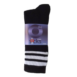 Men's Sports Socks With Stripes Set of 3 Pairs Ider