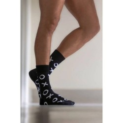 Unisex' Cotton Socks With Tic-Tac-Toe Pattern Ider