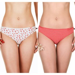 Patterned Briefs Set Of 2 Pieces Key 709