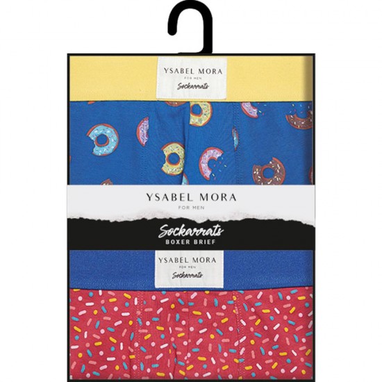Men's Boxer Set of 2 Pieces Foodie Ysabel Mora Men's Boxer Set of 2 Pieces Foodie Ysabel Mora