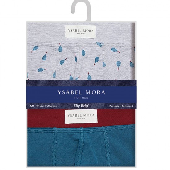 Men's Briefs Set of 2 Pieces Racket Ysabel Mora Men's Briefs Set of 2 Pieces Racket Ysabel Mora