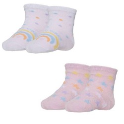 Baby Patterned Socks Set Of 2 Pairs Ysabel Mora 52238